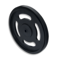 Wheel Kit (Splined Pair): ABS Injection Molded Wheels Compatible with Digilent Motor Mounts