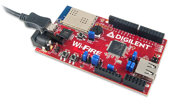 Wi-FIRE: WiFi Enabled PIC32MZ Microcontroller Board