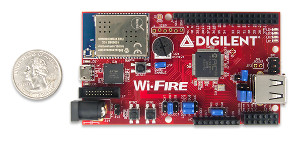 Wi-FIRE: WiFi Enabled PIC32MZ Microcontroller Board