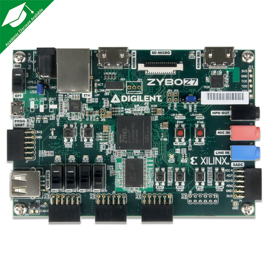 Zybo Z7-10 with SDSoC Voucher: Zynq-7000 ARM/FPGA SoC Development Board