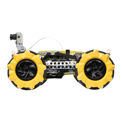 BuildMecar Kit, Smart Building Block Robot with Mecanum Wheels, 5MP Camera, Based on Raspberry Pi Bu