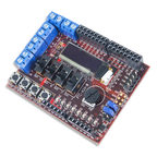 Basic I/O Shield: Input/Output Expansion Add-on Board with OLED Display
