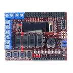 Basic I/O Shield: Input/Output Expansion Add-on Board with OLED Display