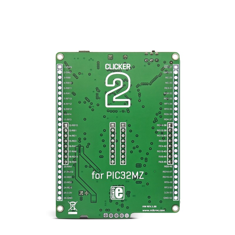 Clicker 2 for PIC32MZ