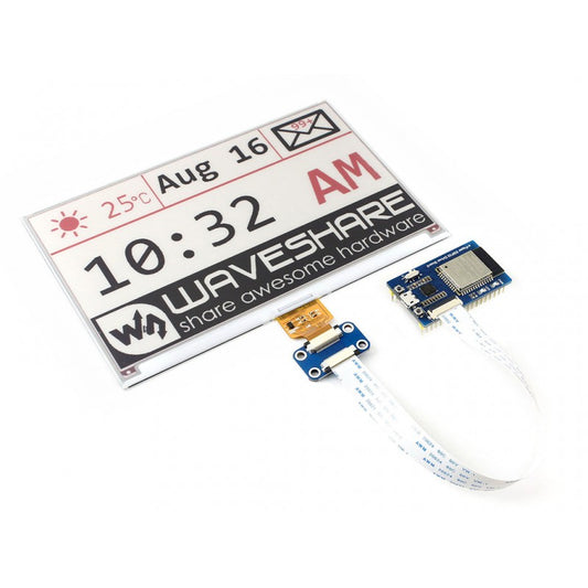 Universal e-Paper Raw Panel Driver Board, ESP32 WiFi / Bluetooth Wireless