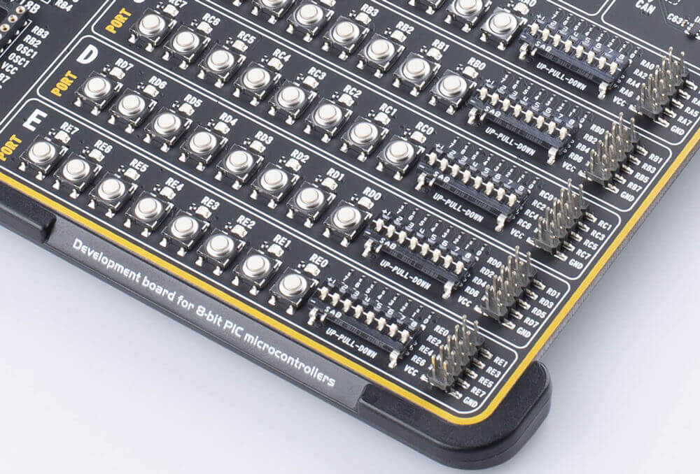 EasyPIC v8 logo development board for PIC microcontrollers