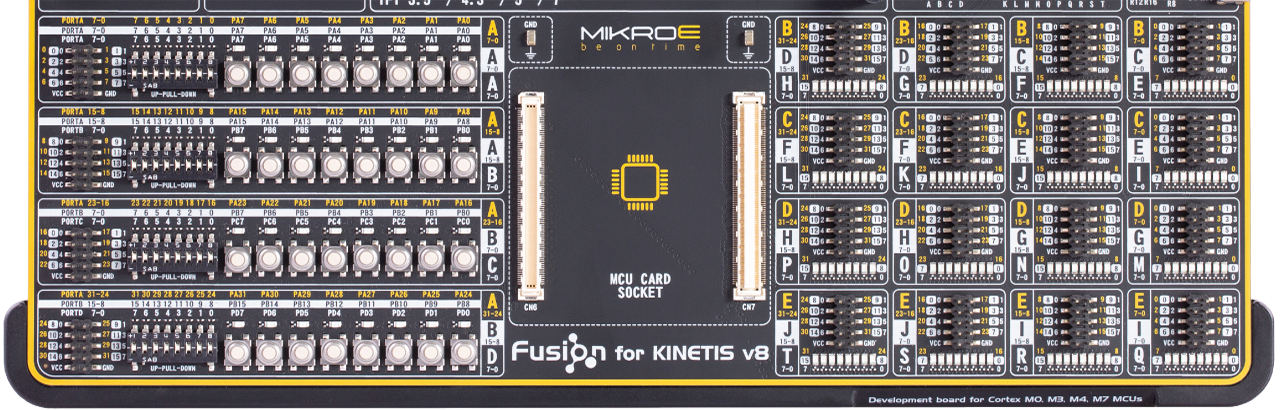 Fusion for KINETIS v8 + MCU CARD for Kinetis MK64FN1M0VDC12