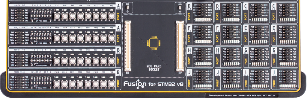 Fusion for STM32 v8 + MCU CARD for STM32 STM32F407ZG