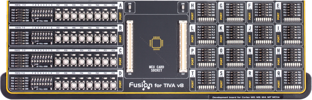 Fusion for TIVA V8+ MCU CARD for Tiva TM4C129XNCZAD