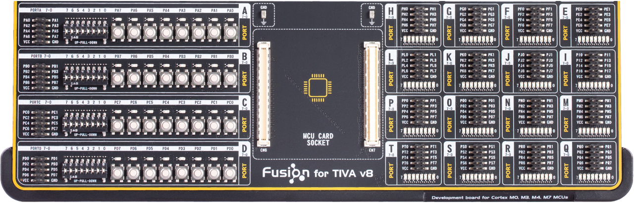 Fusion for TIVA V8+ MCU CARD for Tiva TM4C129XNCZAD