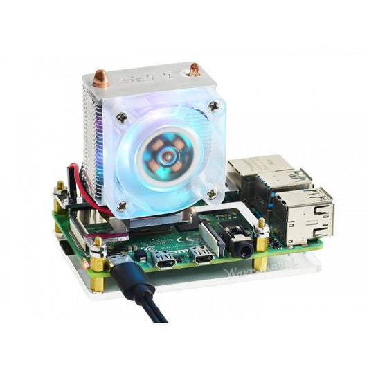 ICE Tower CPU Cooling Fan for Raspberry Pi 4 & 3, Super Heat Dissipation