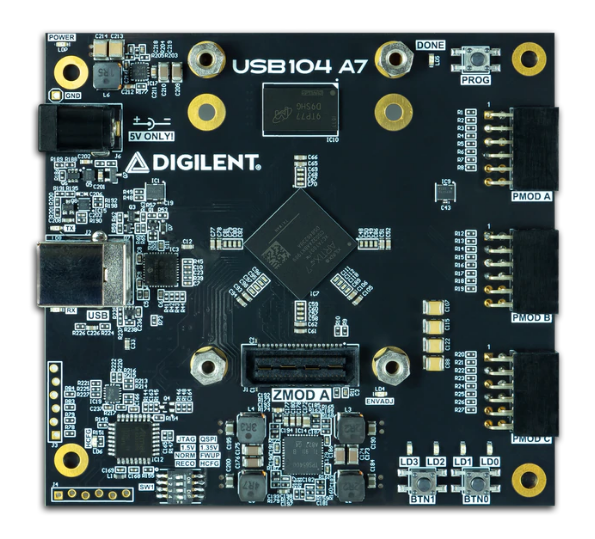 USB104 A7: Artix-7 FPGA Development Board in PC/104 Form Factor
