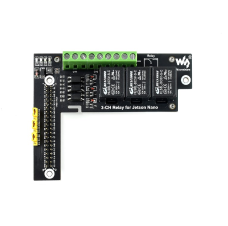 Quality 3-Ch Relay Expansion Board Designed For Jetson Nano, Optocoupler Isolation