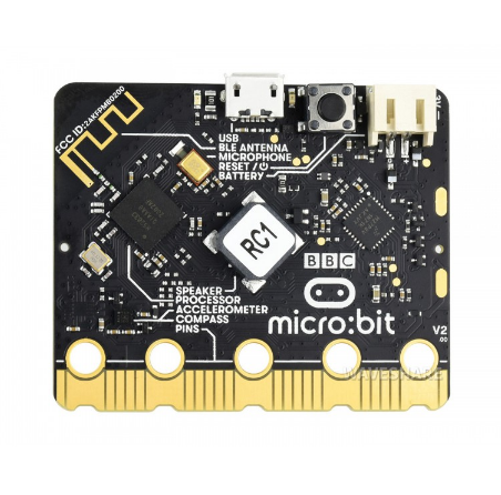 BBC micro:bit V2, Upgraded Processor, Built-In Speaker And Microphone, Touch Sensitive Logo