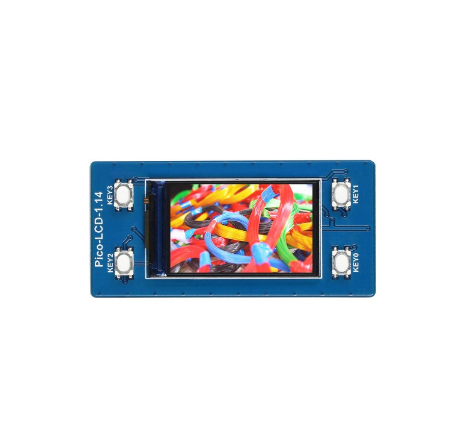 1.14inch LCD Display Module for Raspberry Pi Pico, 65K Colors, 240×135, SPI