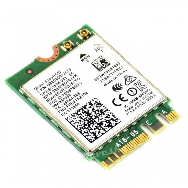 AC8265 Wireless NIC for Jetson Nano, WiFi / Bluetooth