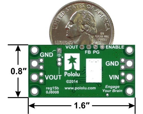 Pololu 5V, 9A Step-Down Voltage Regulator D24V90F5