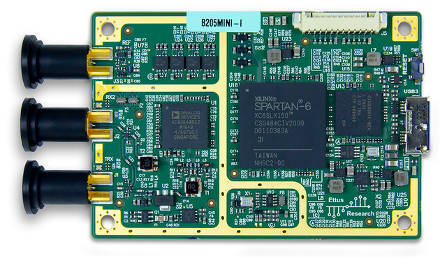 Ettus USRP B205mini-i: 1x1, 70MHz-6GHz SDR/Cognitive Radio