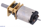 210:1 Micro Metal Gearmotor HPCB 12V with Extended Motor Shaft