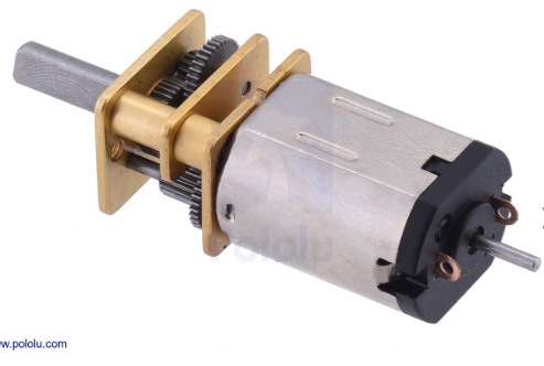 210:1 Micro Metal Gearmotor HPCB 12V with Extended Motor Shaft