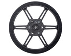 Pololu Multi-Hub Wheel w/Inserts for 3mm and 4mm Shafts - 80×10mm, Black, 2-Pack