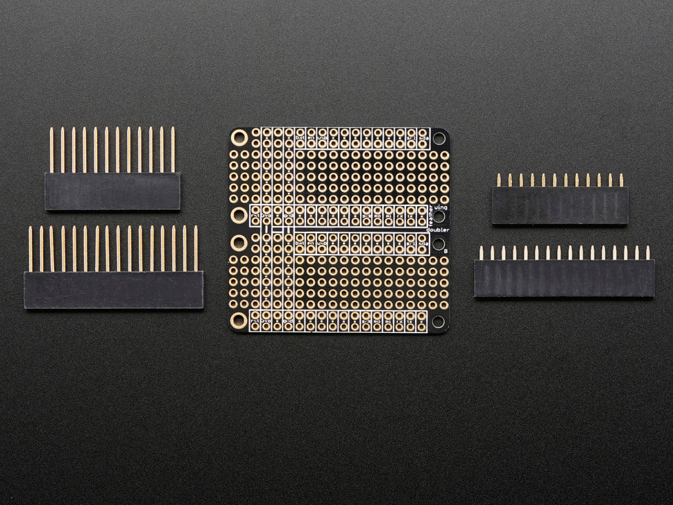 FeatherWing Doubler - Prototyping Add-on For All Feather Boards