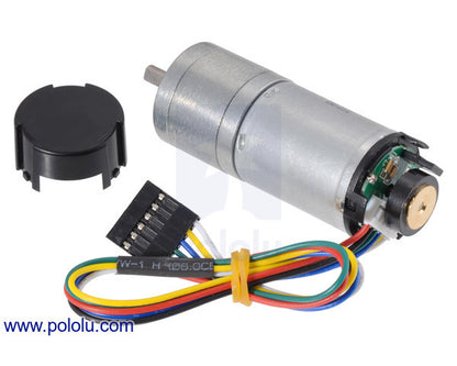 34:1 Metal Gearmotor 25Dx67L mm HP 12V with 48 CPR Encoder