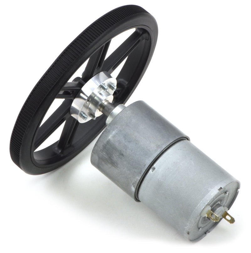 150:1 Metal Gearmotor 37Dx57L mm 24V (Helical Pinion)