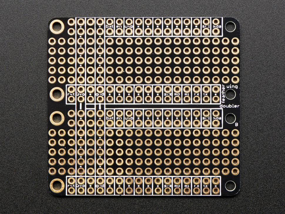 FeatherWing Doubler - Prototyping Add-on For All Feather Boards