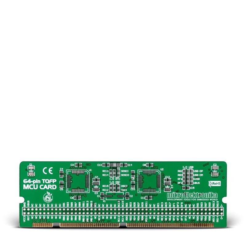 LV-24-33 v6 64-pin TQFP MCU Card Empty PCB