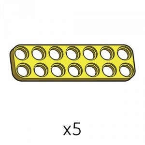 Plate (SPD-2b7(Y)) 5pcs