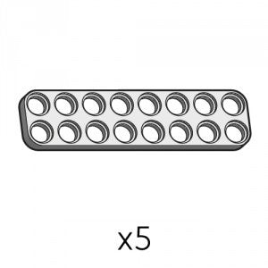 Plate (SPD-2b8(GR)) 5pcs