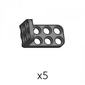 Bracket-Dual-L (SPL-2b3(K)) 5pcs