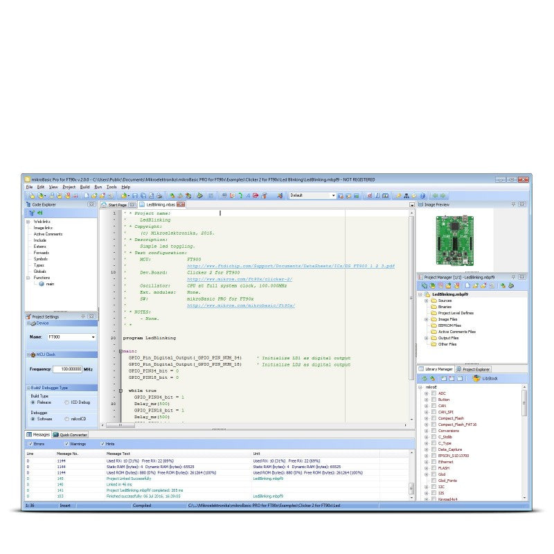 MikroBasic PRO for FT90x Code License
