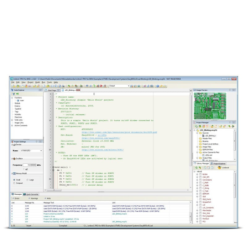 mikroC PRO for 8051 USB Dongle