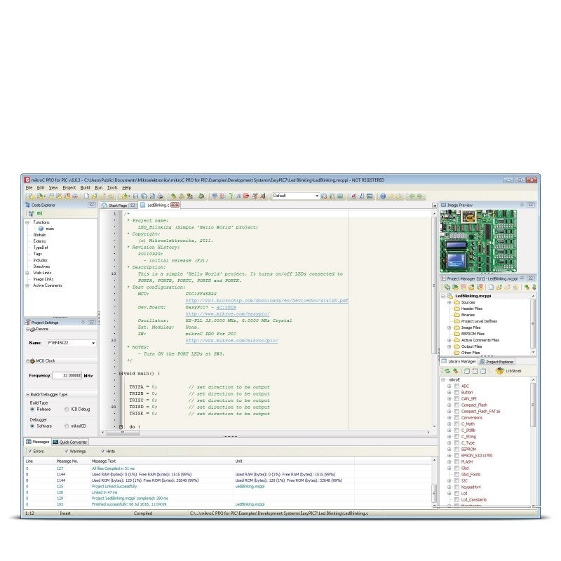 mikroC PRO for PIC Code License