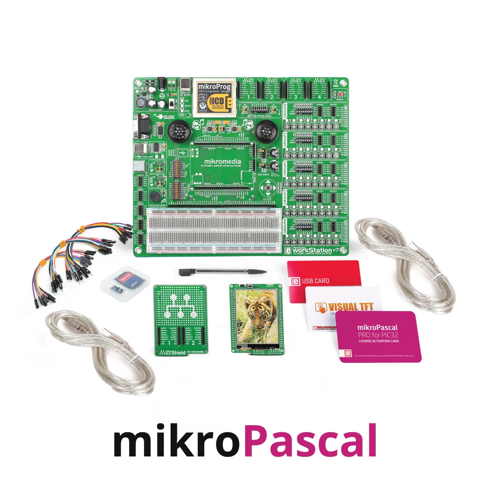 mikroLAB for mikromedia - PIC32 mikroC
