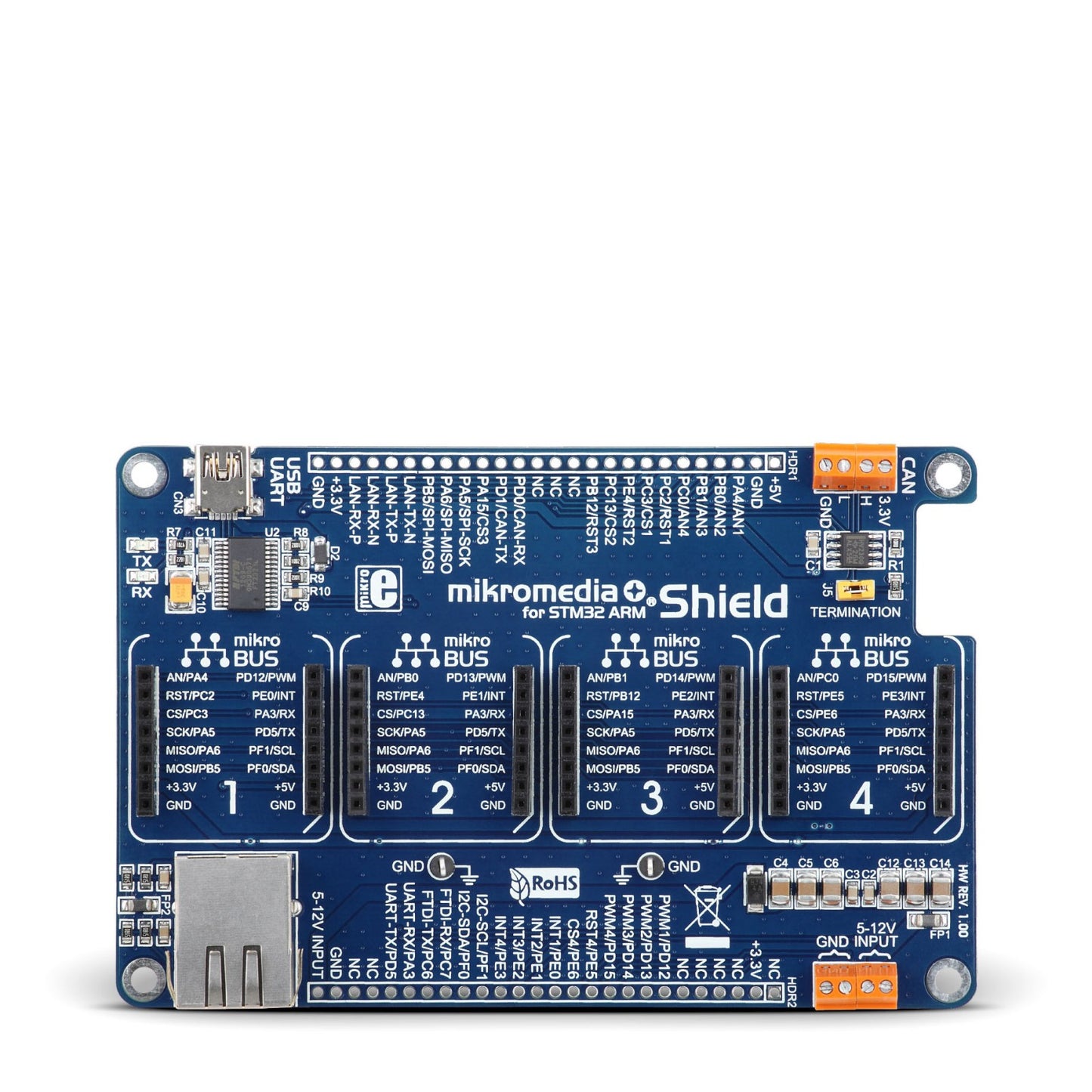 mikromedia Plus for STM32 Shield