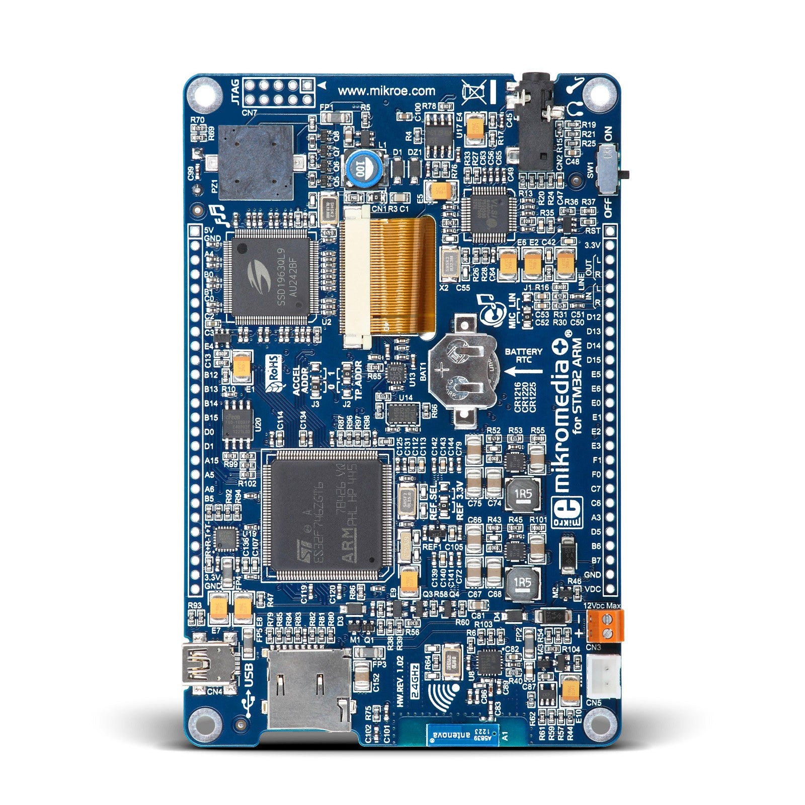 mikromedia Plus for STM32F7