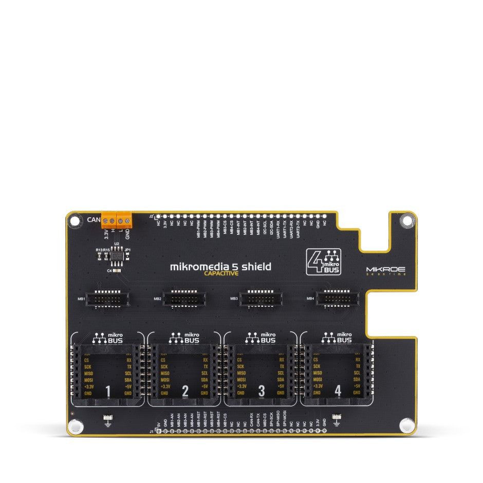 Mikromedia 5 CAPACITIVE shield