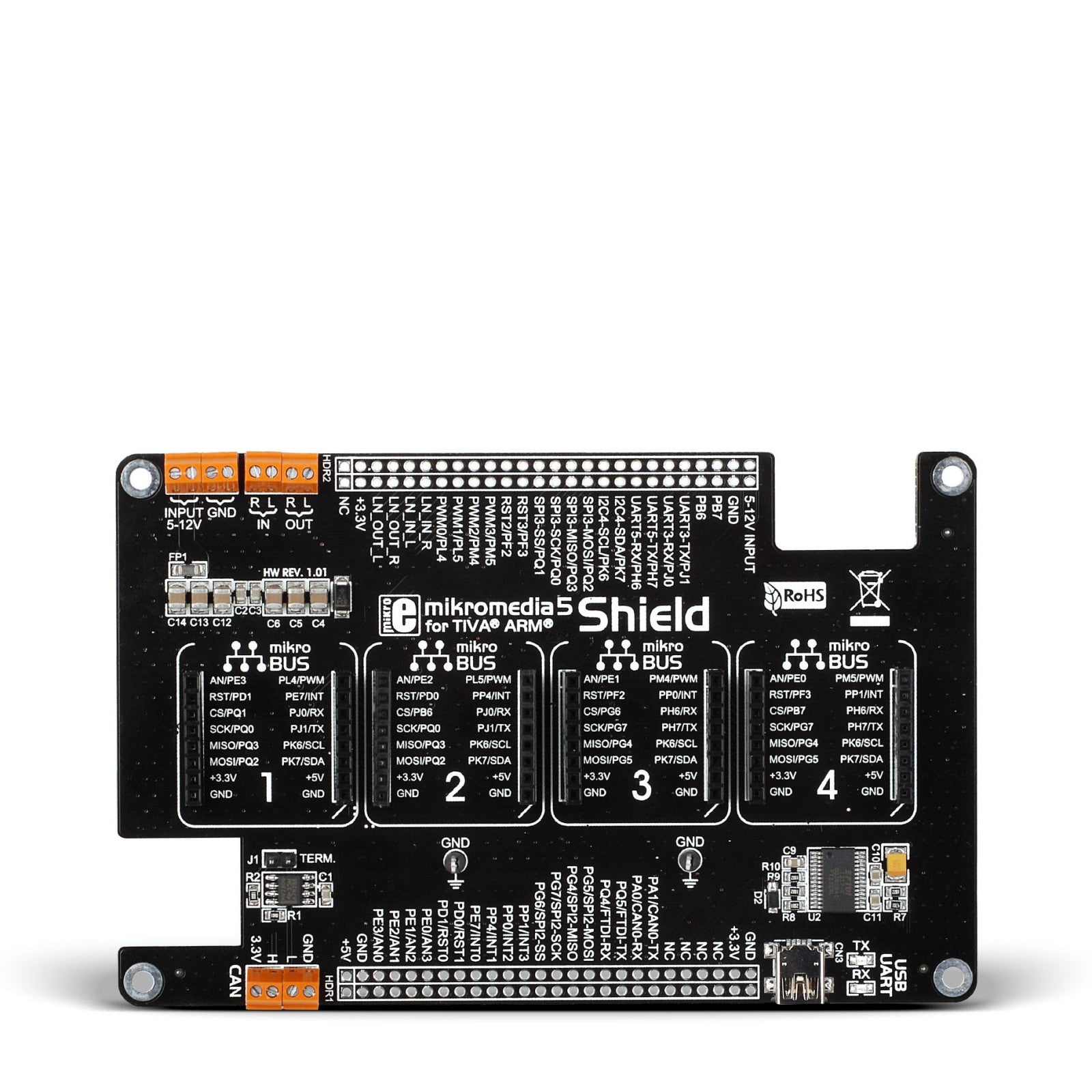 mikromedia 5 for Tiva Shield