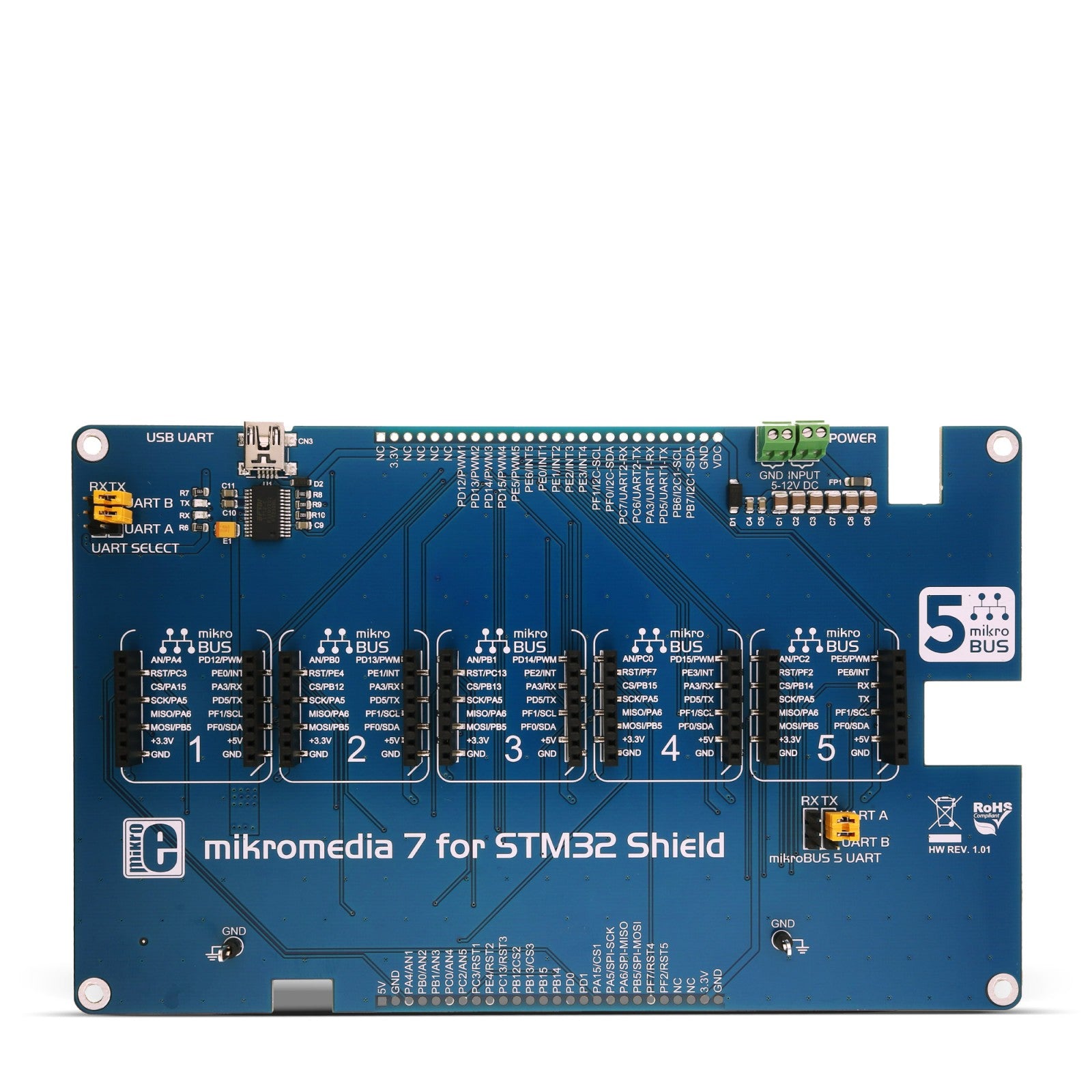mikromedia 7 for STM32 Shield