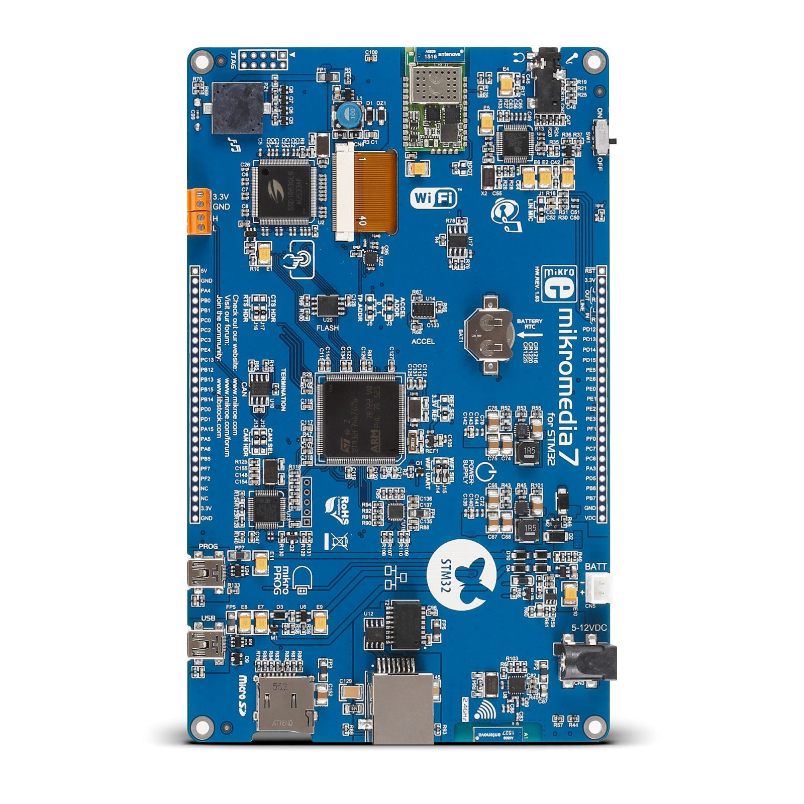mikromedia 7 for STM32F7