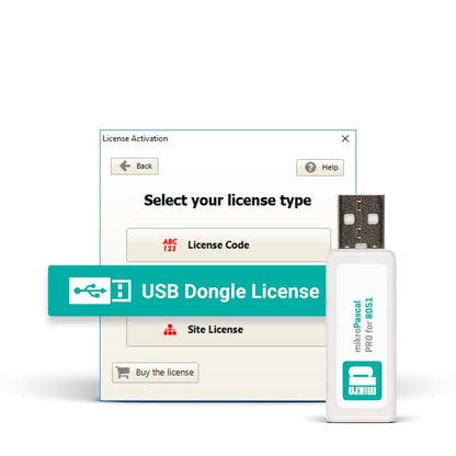 mikroPascal PRO for 8051 USB Dongle