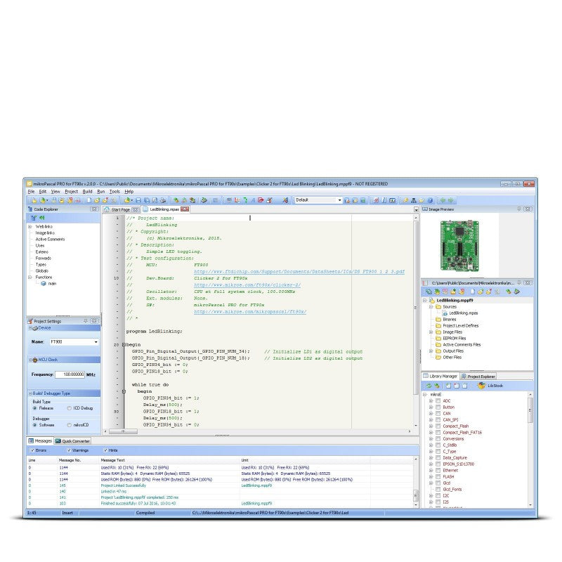 mikroPascal PRO for FT90x USB Dongle