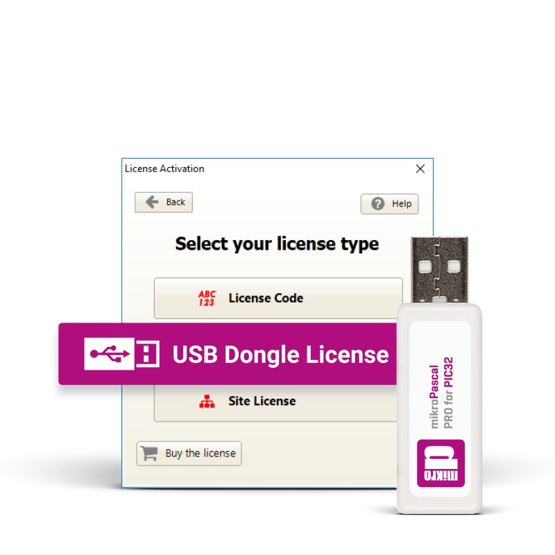 mikroPascal PRO for PIC32 USB Dongle