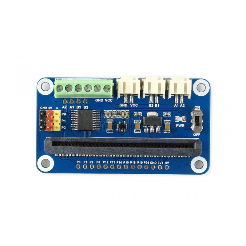 Driver Breakout for micro:bit, drives motors and servos