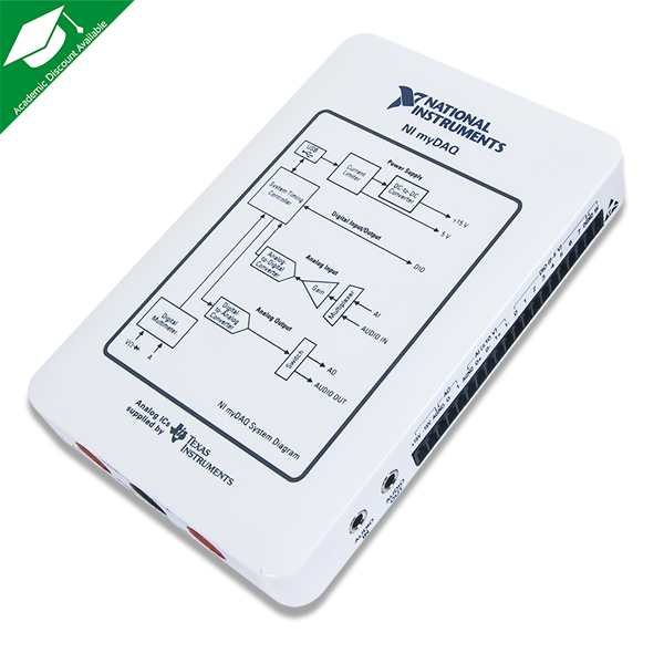 Python Mydaq NI myDAQ with LabVIEW and Multisim 30-day Evaluation Software – MGSL