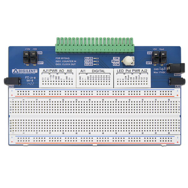 myProto Protoboard for NI myDAQ & myRIO