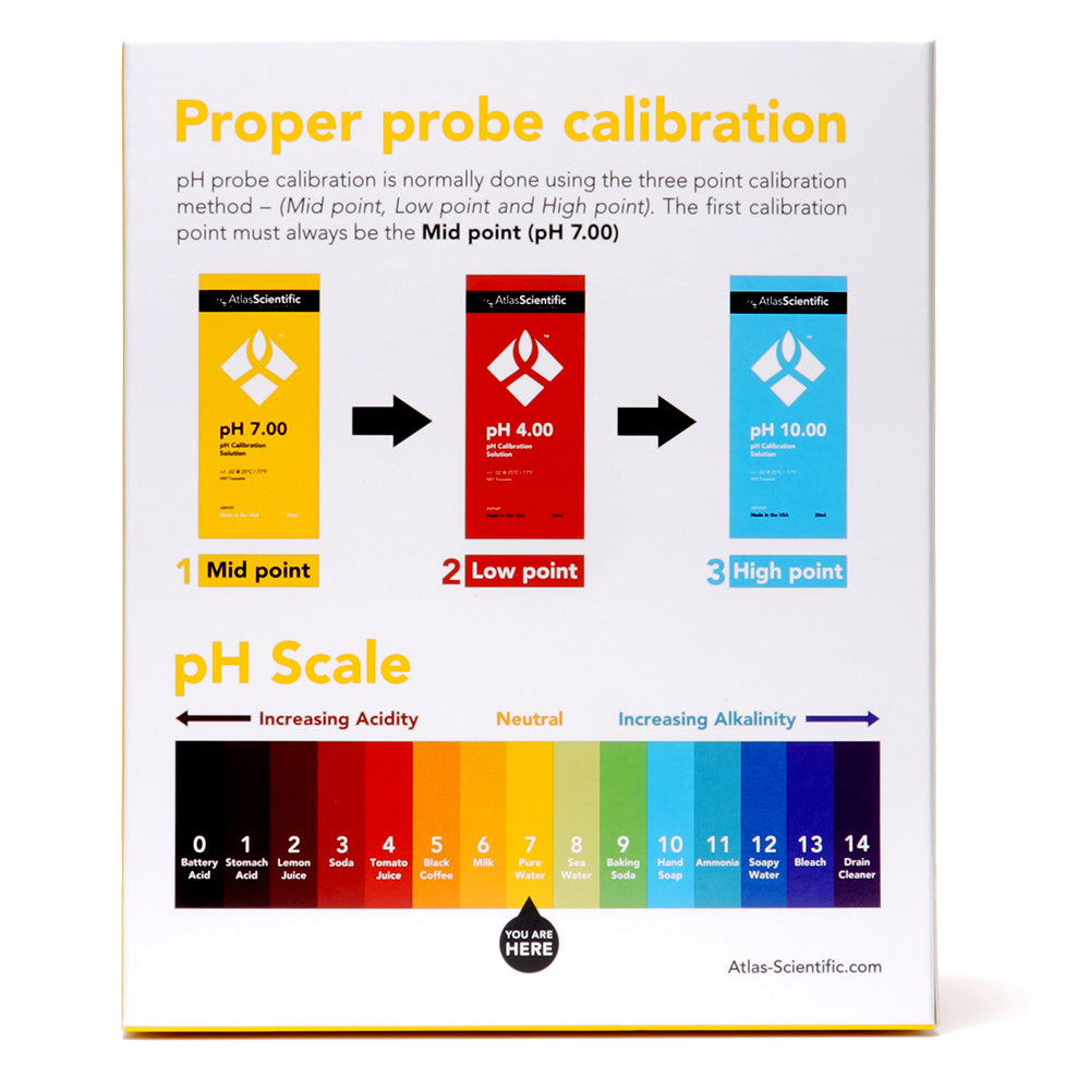 Atlas Scientific pH 7.00 Calibration Solution Pouches (Box of 25)